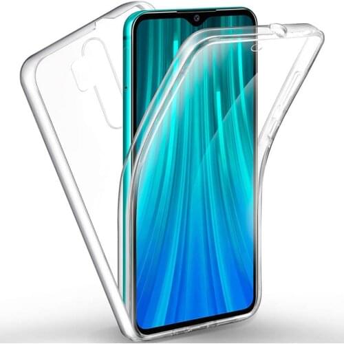 Xiaomi Redmi Note 8 silicone Case 360 full protection Transparent