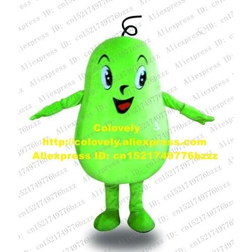 Smart Green Wax Gourd Mascot Costume Mascotte White Gourd Winter Melon Benincasa Hispida With Black Hairs No.3998 Free Ship