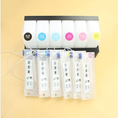 Inkjet plotter CISS without chip for Mutoh / Mimaki / Roland Bulk ink system inkjet plotter Continuous Ink Supply System
