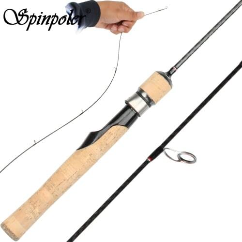 Spinpoler UL Rod spinning rod 2 section 1.5m 1.68m 1.8m 2.1m High carbon ultralight casting rod solid tip soft Fishing Poles