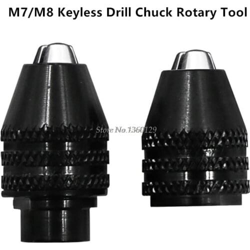 4 types Multi Chuck Keyless For Dremel Rotary Tools M7/M8 Keyless Drill Bit Chucks Adapter Converter Universal Mini Chuck