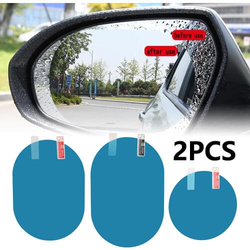 On Sale Car Rearview Mirror Rainproof Film Anti Fog Window Clear Waterproof Rear View Mirror Nano Coating Transparent Protective
