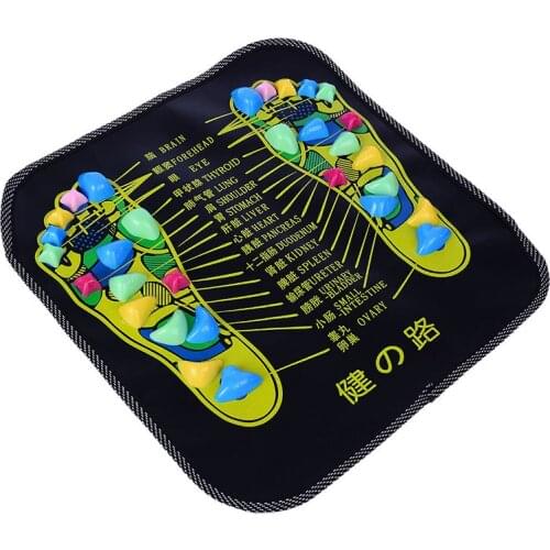 2020 Reflexology Walk Stone Foot Leg Pain Relieve Relief Walk Massager Mat Health Care Acupressure Mat Pad massageador