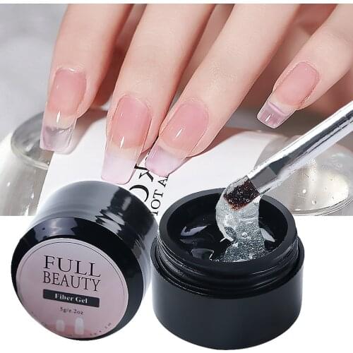 5ml Fiber Repair Glue Silk Nail Extension Poly UV Builder Gel Polish Quick Building Prolong Form Acrylic Tips For Manicure #1520
