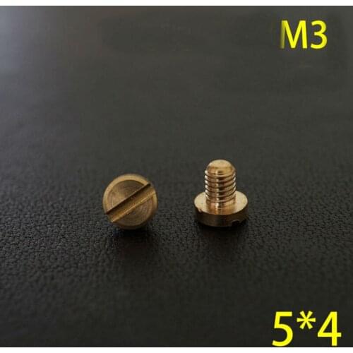 50pc Q28-5*4 Solid Brass belt screw Chicago Screw Leathercraft