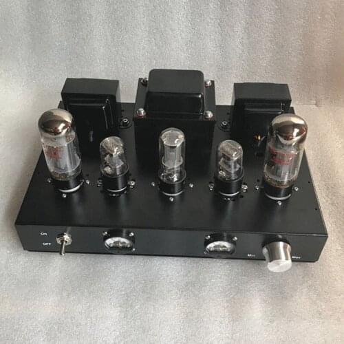 5881A tube amplifier Header chassis upgrade el34 tube power amplifier 7w+7w, 5881A tube power amplifier, distortion: 5