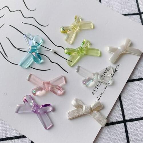 DIY Jewelry Accessories Color Multicolor Optional Bowknot Pendant Earrings Jewelry Accessories Material