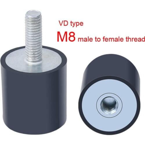 M8 VD type male to female Vibration Damper internal to external screw thread shock absorber column Motor cushion Circular screw