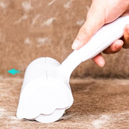 Pet Hair Remover Roller Removing Dog Cat Hair from Furniture self-cleaning Lint 2-Way Pet Hair Remover Cat Accessories Pet