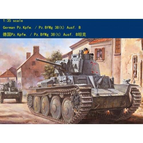 Trumpeter 80138 1/35 Scale German Pz.Kpfw.-Pz.BfWg38T-Ausf.B Tank Static Model TH05845-SMT6