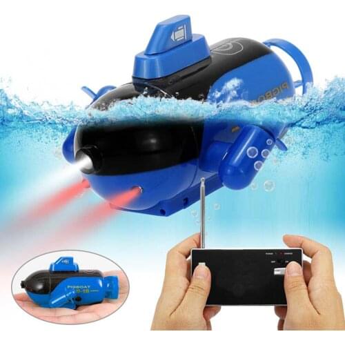 Mini Radio Racing RC Submarine Toy Underwater Submarine Bath Toys Remote Control Boat In Bathtub Pools Lakes Boat Gifts For Kids