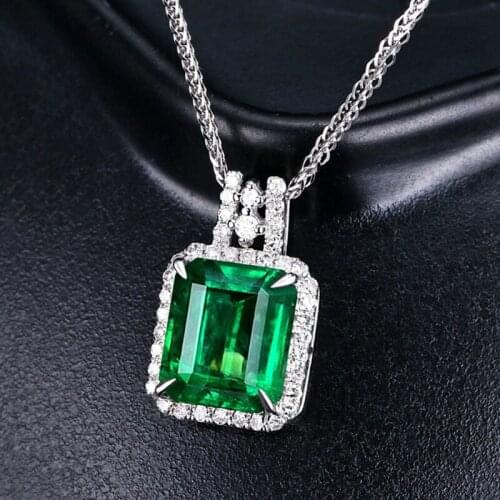 Classic Imitation Gemstone Birthstone White Cute Pendant Necklace Jewelry Gifts Wholesale