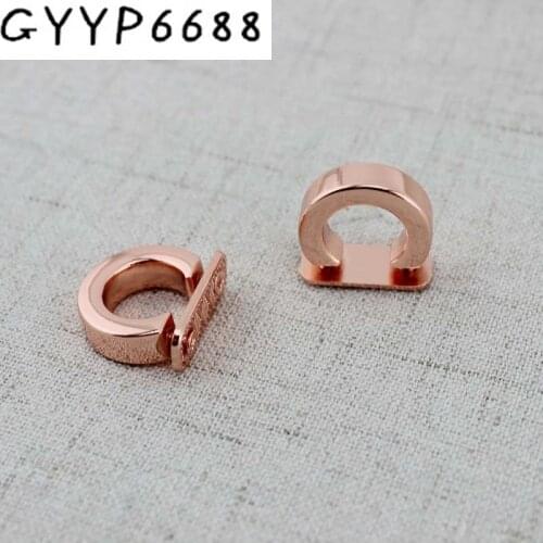 2pcs 30pcs 11mm inside arch alloy bridge ring u ring bags metal hanger alloy thick u rings for handbags connector accessory