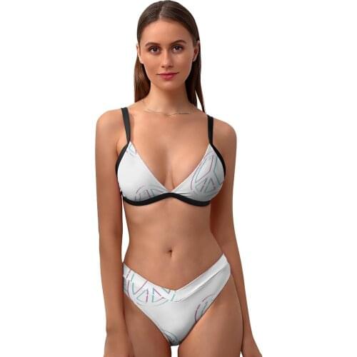 Rave Bikini Swimsuit Adjustable Teenage Swimwear Bulk Stylish Sport Two Piece Bathing Suit