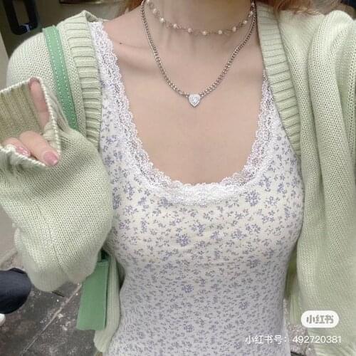 Sweet Women Soft Cotton O Neck Dress 2021 Summer Fashion Ladies High Street Sexy Dress Female Printed Lace Sling Dress