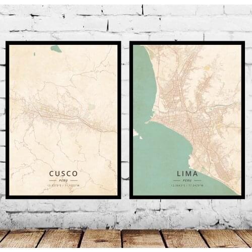 Cusco Lima Peru Poster