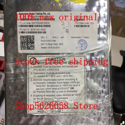 QCA6134X-AM2D QCA6134X BGA 100% new original 2PCS/LOT STOCK