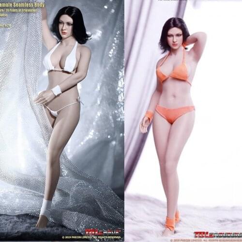 TBLeague 1/6 Europe Female Fat Seamless Body Figure PHMB2019-S28A/S29B Pale Suntan Skin 12 Inches Woman Action Figurine Dolls