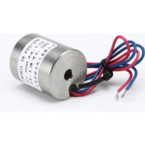 YR-P25/29K power-off electromagnet Suction 10KG reverse self-holding electromagnet Power-off degaussing electric suction cup