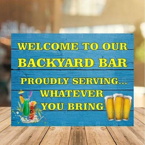 Funny Metal Signs Man Cave Retro Pub Bar Vintage Wall Plaque Beer Garage Shed