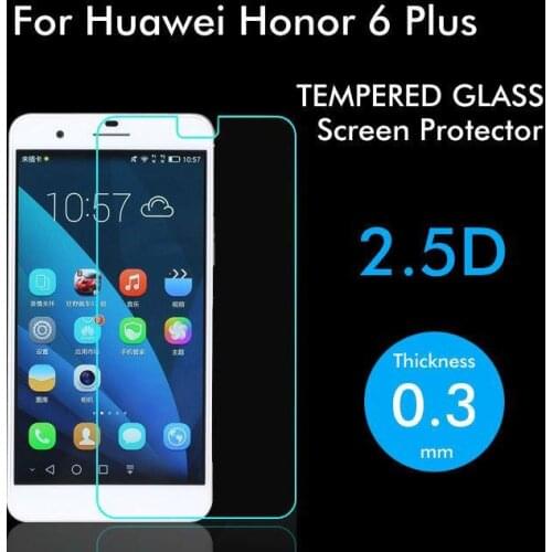 2.5D Tempered Glass For Huawei Honor 6 Plus High Quality Protective Film Explosion-proof Screen Protector for Honor 6 Plus