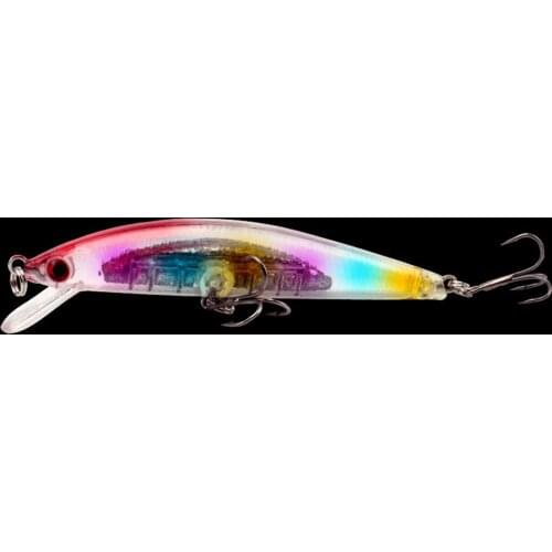 10cm 28.8g Submerged Minow Baits Sea Fishing Sharp Bionic Lures Fake Plastic Hard Lures with Steel Ball Killer 5 Colors