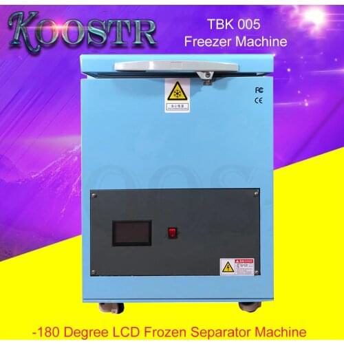 -180 degree TBK Professional Mass -180C LCD Touch Screen Freezing Separating Machine LCD Panel Frozen Separator Machine for edge