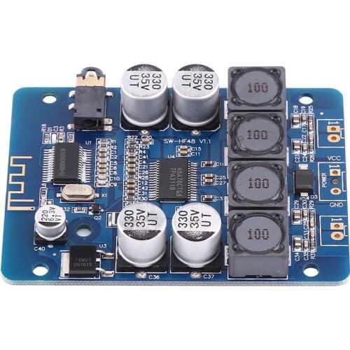 2X30W TPA3118 30W+30W 8V~26V DC Dual Channel Bluetooth Digital Amplifier Board Bluetooth Digital Power Amplifier Board