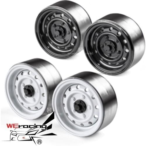2pcs 1.9 Beadlock Wheel Rims for 1/10 RC Crawler TRX-4 Axial SCX10 CC01 RC Car Model Upgrade Accessories