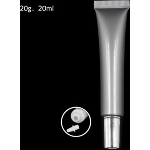 20ML 20G Cream Packing Tubes, Grey Color Hose, Cosmetics Essence Gel BB Cream Packing Hose, Cream Packaging Bottles,100pc/Lot
