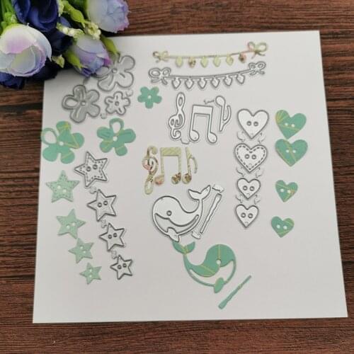 6pcs/pack Metal Cutting Dies Stencils Die Cut for DIY Scrapbooking Album Paper Card Embossing