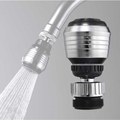 360 Degree Rotate Water Saving Swivel Tap Faucet Adapter Diffuser Faucet Nozzle Filter Adapter Home Kitchen Accessories