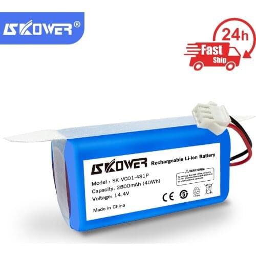 Skower 14.4V Replacement Battery for Deebot N79S N79 DN622 Robovac 11 11S 11S Max Conga Excellent 990 1090 IKOHS S15 2800mAh