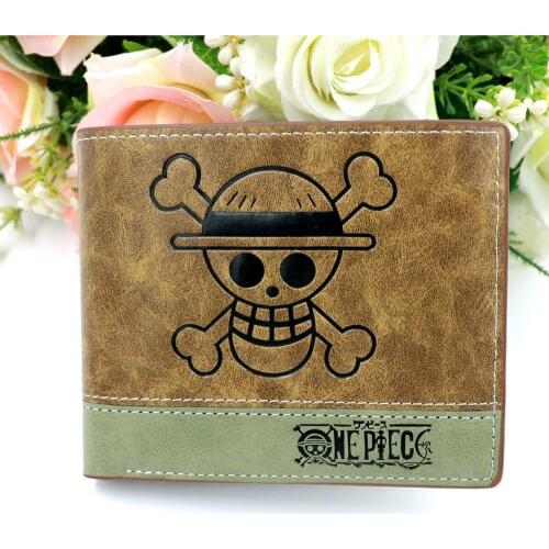 Anime Pirate King Monkey D Luffy Wallet Men And Womens Coin Purse