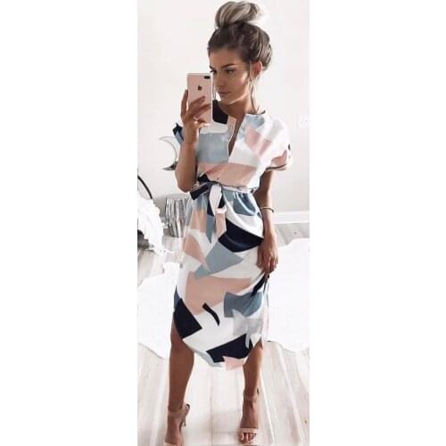 Летние платья-рубашки BKLD China At AliExpress