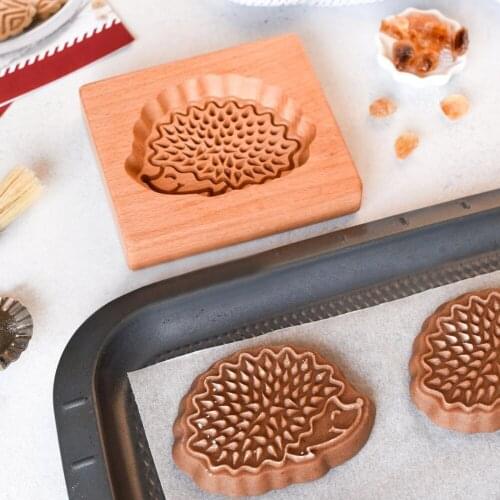 Biscuit Mold Baking Tools Embossing Portable Stocked Household Funny Eco-Friendly DIY For Cookie Craft Decorating Wooden