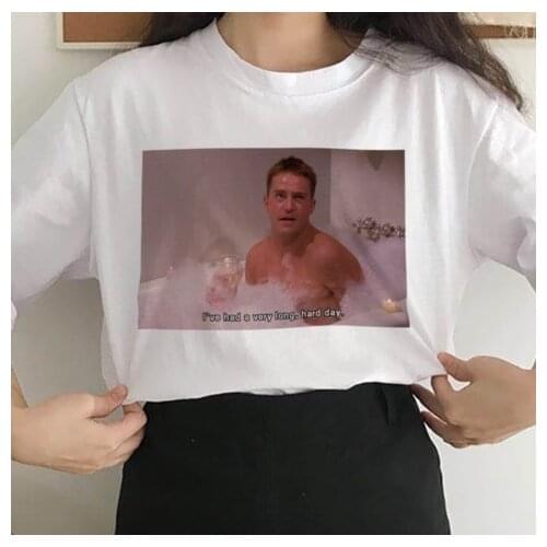 Kuakuayu HJN I've Had A Very Long Hard Day Tshirt FRIENDS TV Shows Printing Tees Man Women Summer Fashion Tops