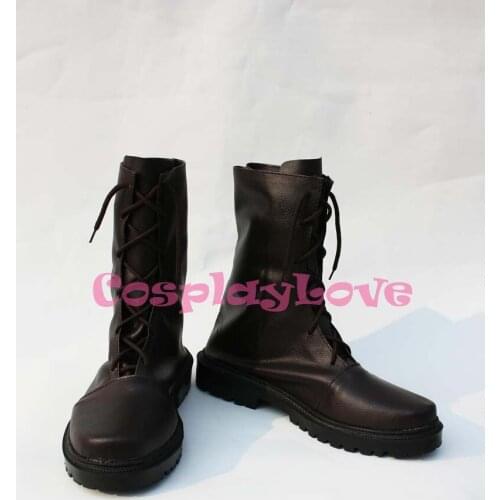 Game Unlight Artificial Black Cosplay Shoes Boots Hand Made Custom-made For Halloween Christmas Festival CosplayLove