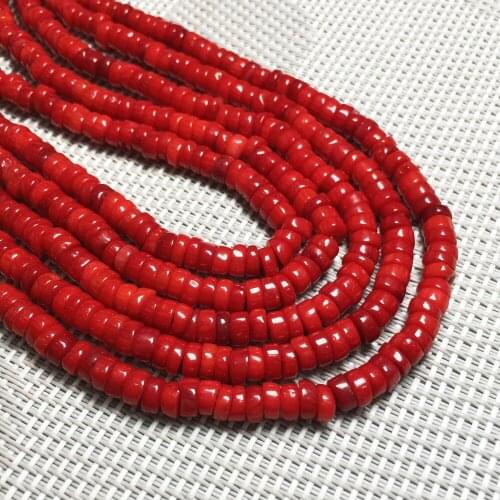 Artificial coral beads Column shape Punch loose beads isolation bead for Jewelry Making DIY for bracelet necklace Accessories