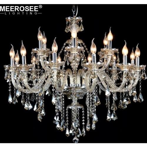 Cognac Crystal Chandelier Lamp Glass Arms Chandelier Pendelleuchte Cristal Lusters Crystal Lighting For Home Decor MD3148