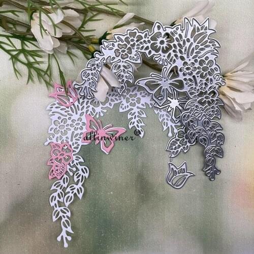 Flower butterfly Metal Cutting Dies Stencils For DIY Scrapbooking Decorative Embossing Handcraft Die Cutting Template