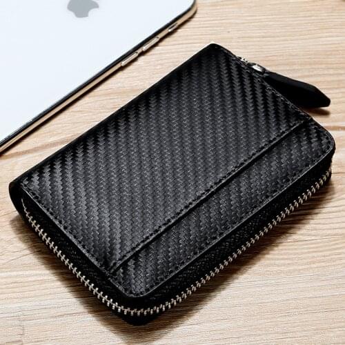 Fashion Unisex Men Simple Wallet Leather Purses Clutch Card Holder Bag Business Credit Card Holder Coin Pouch Small Wallets