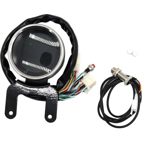 Motorbike Speedometer Meter Tachometer Fuel Oil Level Gauge DC12V