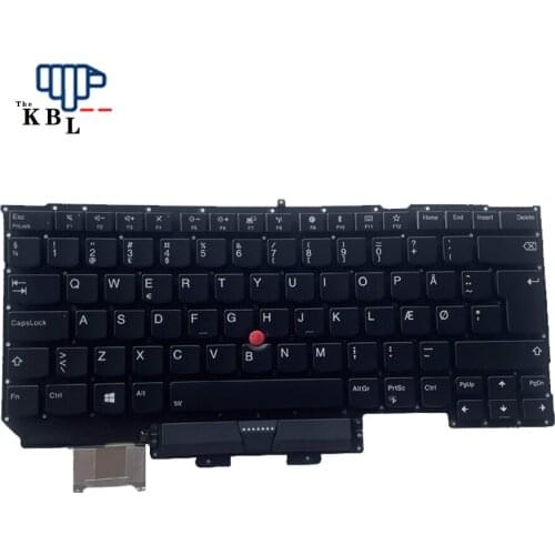 New For Lenovo Thinkpad X1 Carbon 2017 2018 DK Language Backlit Laptop Keyboard SN20M08040 1PE546