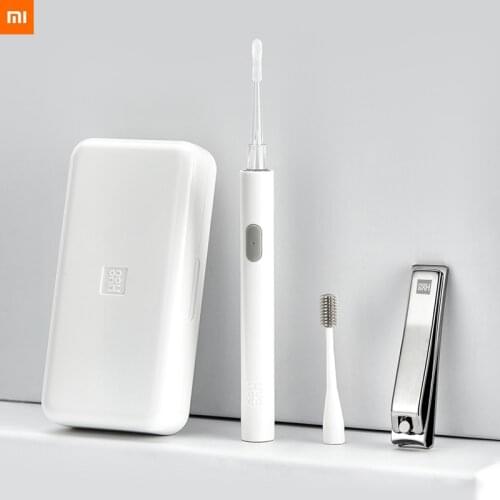 New xiaomi huohou Luminous portable ear armor set USB charging Small portable Detachable Washable ear-pick Nail clippers set