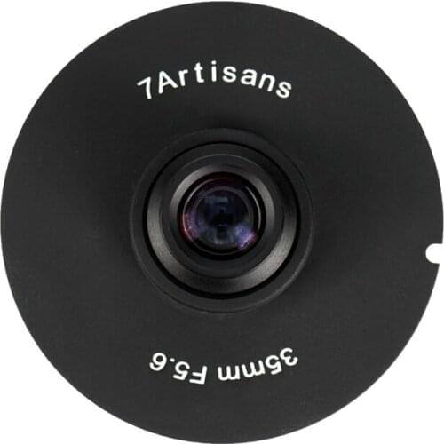 7 Artisans 35mm F5.6 Professional Aerial Photography Camera Accessory Wide-Angle Lens Fixed Focus Camera Lens for SONY E mount