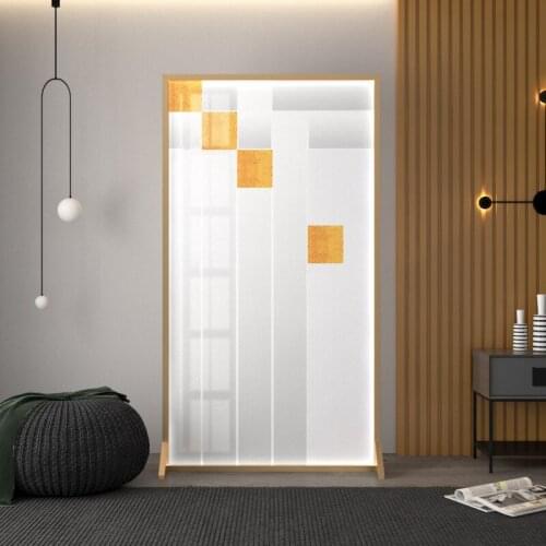 Nordic art screen partition living room small apartment removable metal minimalist art screen customization