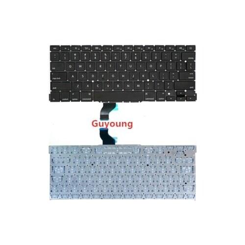 For Apple Macbook Pro Retina 13" A1502 Keyboard Replacement ME864 ME865 ME866 English US Laptop Keyboard