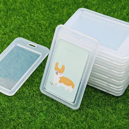 Thicken Waterproof Transparent PVC Card Cover Plastic Card Holder Case Protect Credit Cards Bank ID Card Sleeve Bus Card Holder