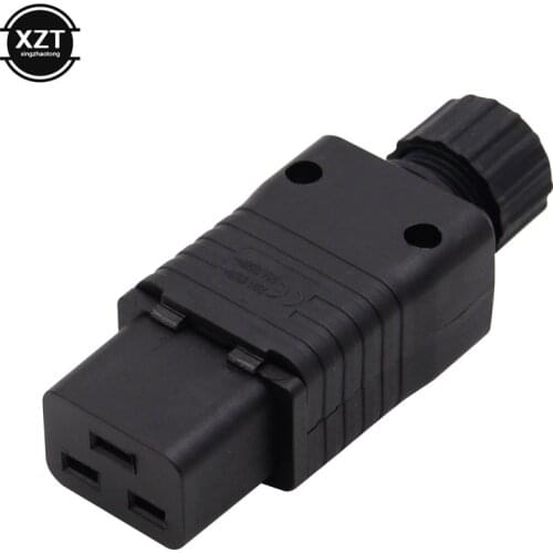 High Quality IEC 320 C19 Connector Computer AC Power Plug 15A 250V assembles POWER FOR Residential ADAPTER